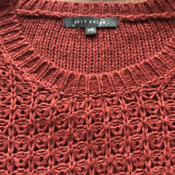 Dark Rose Knit Sweater - Picture 2 of 3